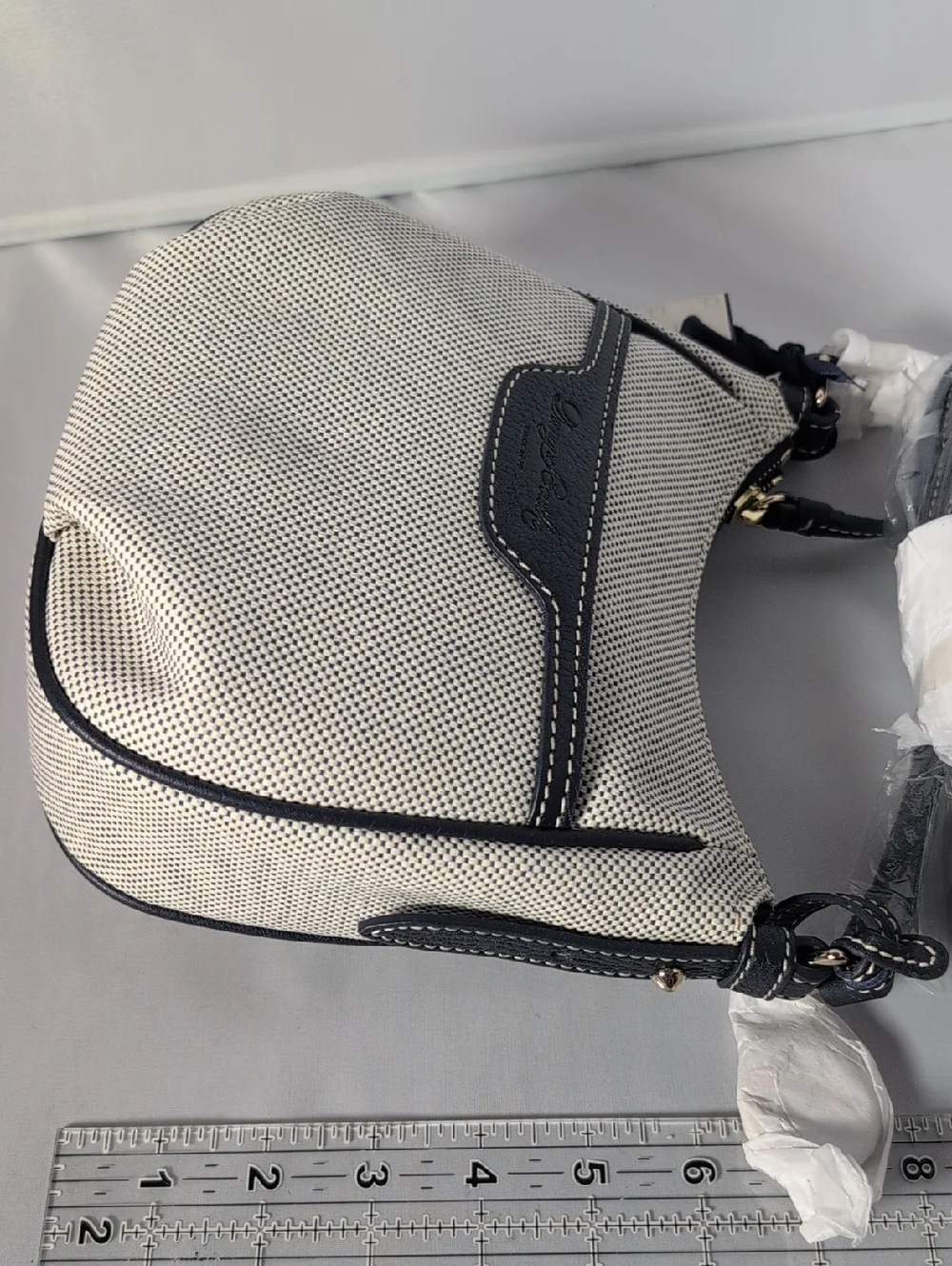 Dooney & Bourke Mini Margot Canvas Bag in Navy NWT